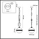 подвесной светильник odeon light pendant krema 5441/1c