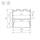алюминиевый профиль arlight line-m-5050-2000 black 053403