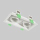 встраиваемый светильник crystal lux clt 069c2 wh
