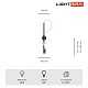 настенный светильник lightera tura le103w-90b