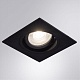 встраиваемый светильник arte lamp tarf a2178pl-1bk
