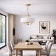 подвесная люстра  st luce опал sl1403.303.05