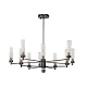 люстра на штанге am group indigo sp10 pearl black