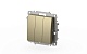 выключатель трехклавишный elbi zena vega 609-011400-254