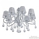 потолочная люстра arte milano amalfi 337146/8 wt+sl