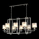 подвесная люстра crystal lux nicolas sp8 l1000 gold/white