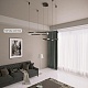 подвесной светодиодный светильник crystal lux fortuna sp123w led black