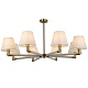 люстра на штанге illumico il0501-8p-79 brass