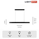 линейный подвесной светильник lightera baffin le112l-120b wifi