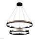 подвесной светодиодный светильник crystal lux fernando sp123w led black/gold