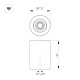 накладной светильник arlight sp-focus-r132-24w warm3000 054841