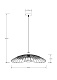 подвесной светильник arte lamp woodstock a7061sp-1bk