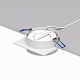 встраиваемый светильник denkirs flat dk2091-wh