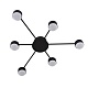 потолочная люстра lumion comfi torina 8344/6c