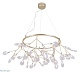 подвесная люстра crystal lux evita evita sp45 d gold/transparent