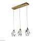 подвесной светильник delight collection crystal rock ii 9701p/3l brass