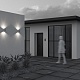 уличный настенный светильник maytoni block o507wl-l10w3k