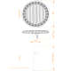 уличный консольный светильник wolta wgly-70w/01