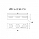бра iledex link 4778-50x15 mbk+sgd