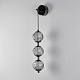 бра delight collection ob2437 pearl black/smoke