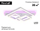 потолочная люстра ambrella light acrylica disk fa8531