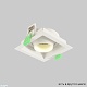 встраиваемый светильник crystal lux clt 069c1 wh