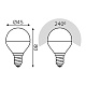 лампа светодиодная gauss basic e14 5,5w 4100k 10531252t