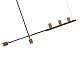 люстра на штанге kink light рия 07618-150,36