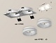встраиваемый светильник ambrella light techno xc7635044 (c7635, n7165)