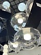 подвесной светодный светильник crystal lux bosque sp7 l3000 black/transparent