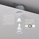 встраиваемый светильник denkirs inviz dk2080-wh
