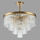подвесная люстра belfast harland 6308-6 br cl