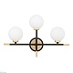 бра lumina deco marsiada ldw 6033n-3 bk+f.gd