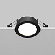 встраиваемый светильник maytoni technical downlight orb dl130-gx53-b