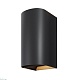 уличный настенный светильник maytoni drape o526wl-l20b3k