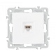 розетка rj45 arte milano 206.45-1.white