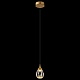 подвесной светильник delight collection stilla md24001004-1a gold/clear