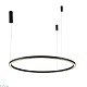 подвесной светодиодный светильник crystal lux fortuna sp88w led black
