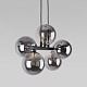 подвесная люстра tk lighting 6707 estera black a065199