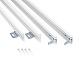 рамка для накладной установки панелей arlight sx3060 white 027829