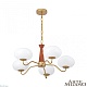 подвесная люстра arte milano napoli 310166/d680/5 bs/wd