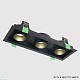 встраиваемый светильник crystal lux clt 069c3 bl