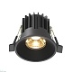 встраиваемый светильник maytoni round dl058-7w2.7k-b