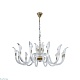 подвесная люстра newport 3654+12/c gold м0070041