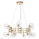 подвесная люстра crystal lux luxury sp12 gold