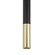 подвесной светильник lumina deco tuba ldp 1100-500 bk+gd