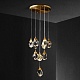 подвесной светильник delight collection crystal rock md-020b-11 gold