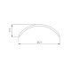 экран arlight sl-kant-h20 round opal 049168