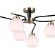 потолочная люстра illumico il0638-6csq-24 ab bk libra