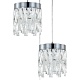 подвесной светильник indigo anna 12029/3p chrome v000497